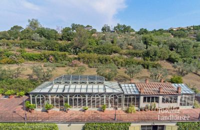 Casa di campagna in vendita Arezzo, Toscana, RIF 2993 Blick auf Orangerie