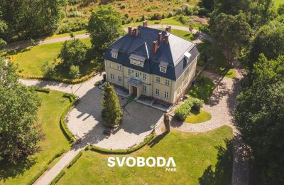 Schloss kaufen Ścięgnica, Pommern, Drohnenfoto