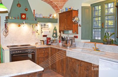 Landhaus kaufen Gaiole in Chianti, Toskana, RIF 3003 Küche