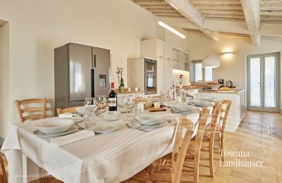 Landhaus kaufen Cortona, Toskana, RIF 2986 Küche und Essbereich