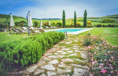 Landhaus kaufen Castiglione d'Orcia, Toskana, RIF 3053 Pool