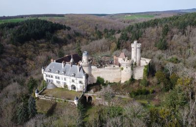 Schloss kaufen Veauce, Auvergne-Rhône-Alpes, Drohnenfoto