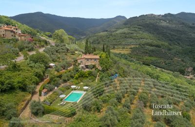 Landhaus kaufen Loro Ciuffenna, Toskana, RIF 3098 Blick auf Rusticos