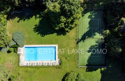 Historische Villa kaufen Griante, Lombardei, Shared Pool and Tennis cours