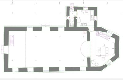 Kirche kaufen 78591 Durchhausen, Vordere Kirchgasse  6, Baden-Württemberg, Entwurf Wohnung Chor EG