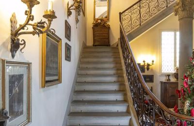 Historische Villa kaufen Firenze, Arcetri, Toskana, Treppenhaus