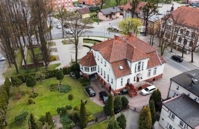 Historische Villa kaufen Susz, Ermland-Masuren, Drohnenfoto