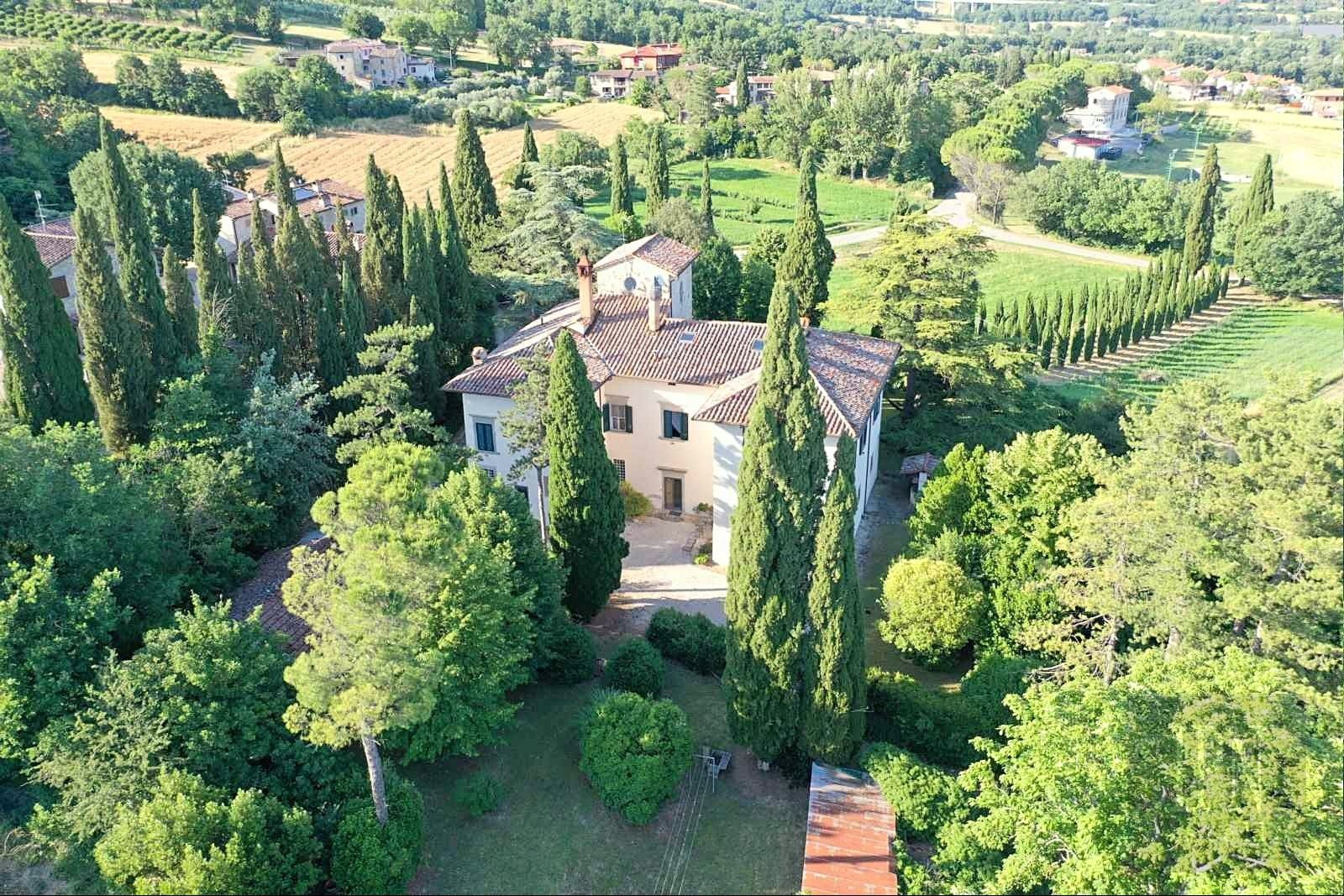 Immagini Villa toscana vicino ad Arezzo, XVII secolo