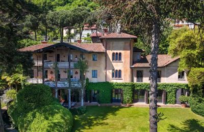 Charakterimmobilien, Residenz am Lago Maggiore mit großem Garten und Seeblick