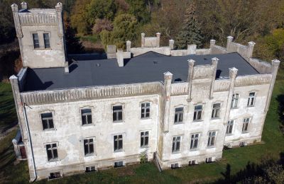 Schloss kaufen Górki Dąbskie, Pałac w Górkach Dąbskich, Kujawien-Pommern, Drohnenfoto