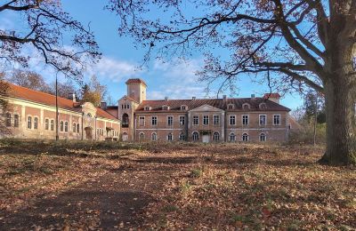 Château à vendre Dobrocin, Pałac w Dobrocinie, Varmie-Mazurie, Vue frontale