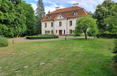 Manoir à vendre Dawidy, Dwór w Dawidach, Varmie-Mazurie, Vue frontale