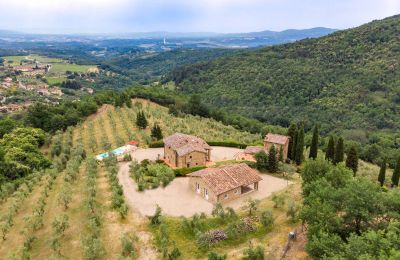 Landhaus kaufen Figline e Incisa Valdarno, Toskana, RIF 2966 Blick auf Anwesen