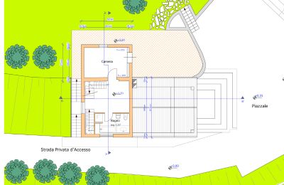 Landhaus kaufen Figline e Incisa Valdarno, Toskana, RIF 2966 Grundriss ehem. Scheune OG