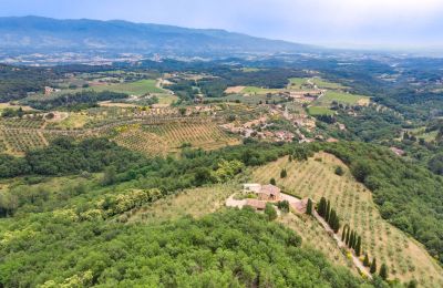 Landhaus kaufen Figline e Incisa Valdarno, Toskana, RIF 2966 Panoramalage 