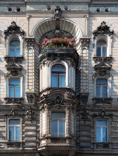 Łódź, ul. Zielona - Mietshaus Aaron Königsberger