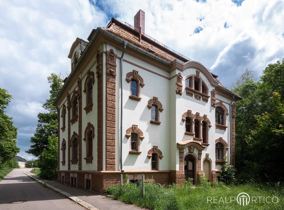 Roßwein: Fabrikantenvilla Uferstraße 4, Roßwein