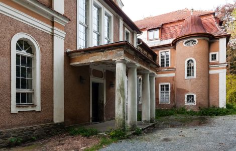 Streckewalde, Eisenbergstraße - Schloss Hohenwendel (Erzgebirge)