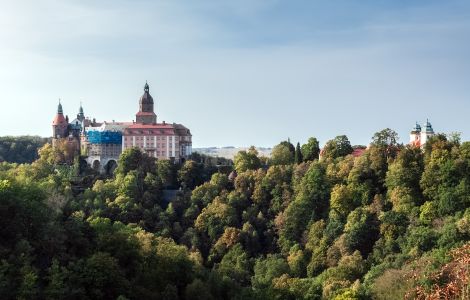 Wałbrzych, Zamek Książ - Schloss Fürstenstein in Waldenburg (Wałbrzych)