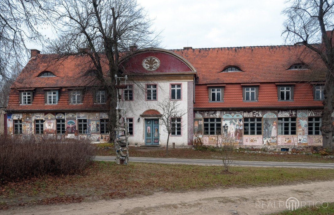 Gutshaus in Gantikow - ehemaliger Standort des Lügenmuseums, Gantikow