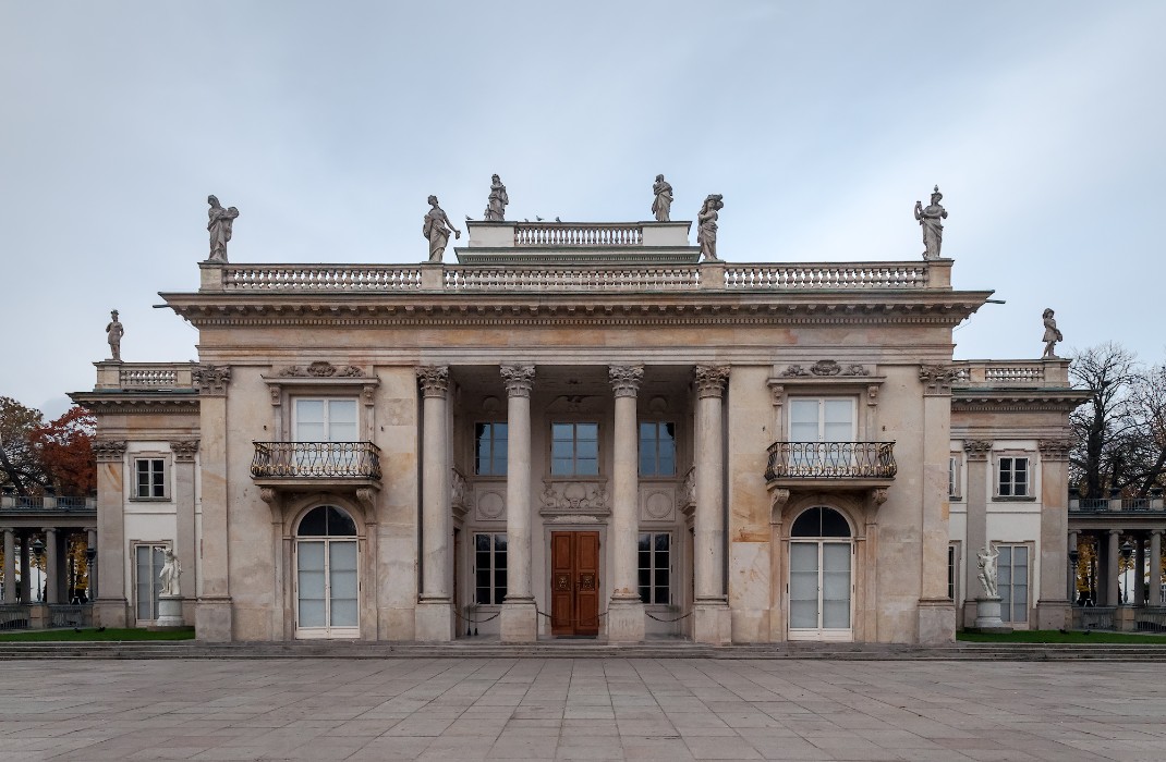 Łazienki-Palast Hauptansicht, Warszawa