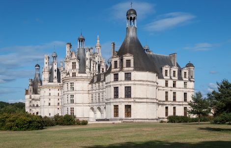  - Schloss Chambord: Ansicht von Nordwest