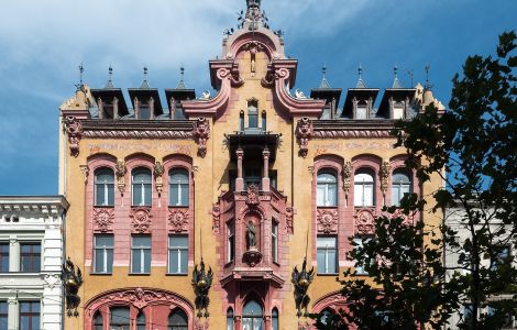 Łódź, Piotrkowska - Haus Gutenberg in Łódź