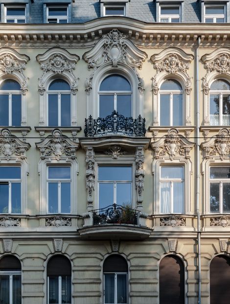 Łódź,  ul. Gdańska - Historische Stadthäuser in Łódź: ul. Gdańska 42