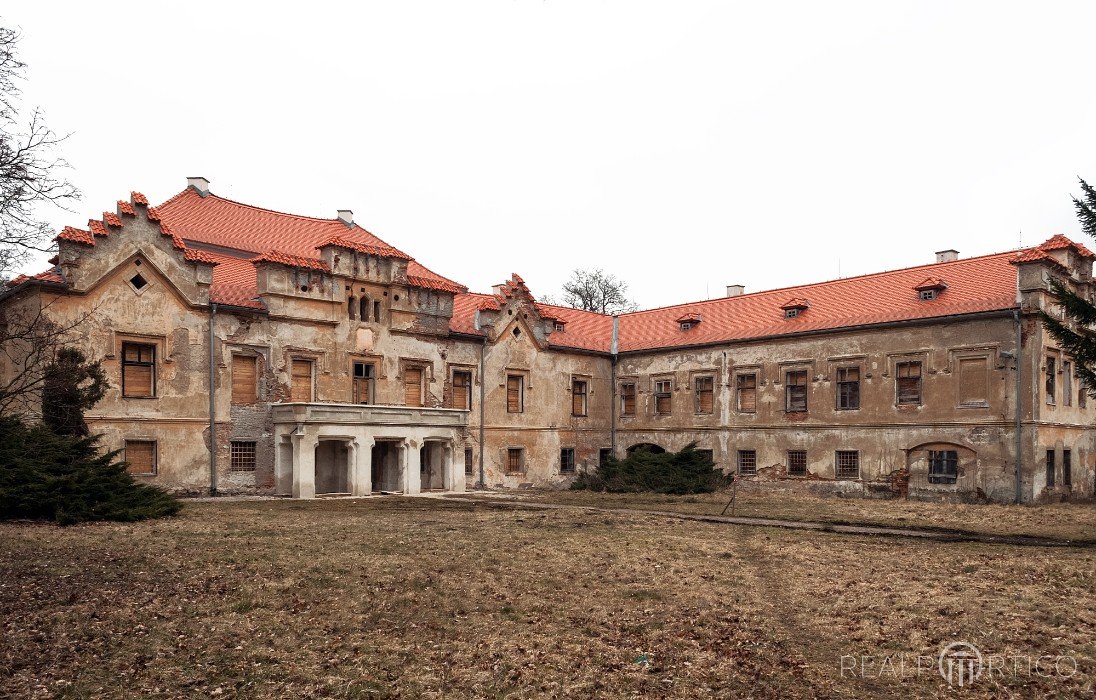 Herrenhaus Klein Werscheditz (Verušičky), Bezirk Karlsbad, Verušičky