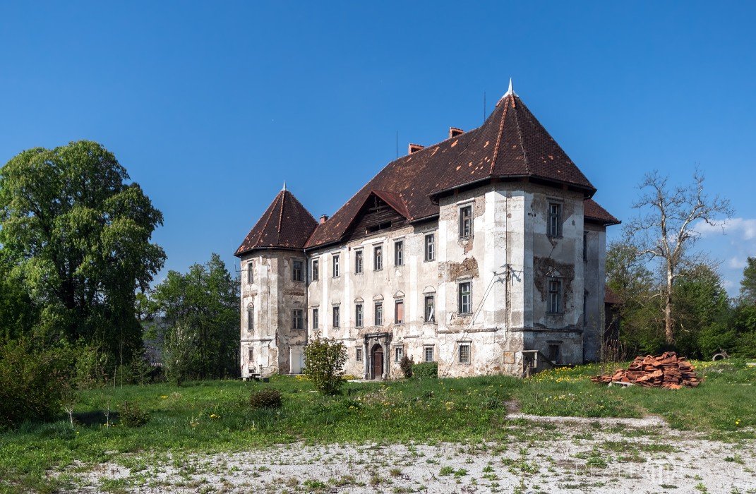 Schloss Strobelhof in Ljubljana (Grad Bokalce), Slovenia