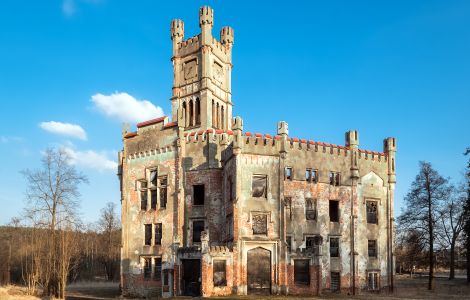 Český Rudolec, Zamek - Schlossruine Český Rudolec (Böhmisch Rudoletz)