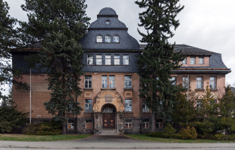 Schneeberg, Schillerstraße - Altes Schulgebäude in Schneeberg/Erzgebirge