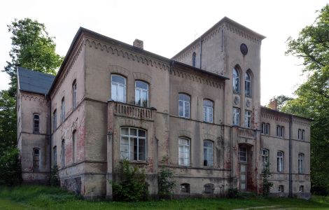 Kobrow, Alte Dorfstraße - Gutshaus Kobrow (Laage)