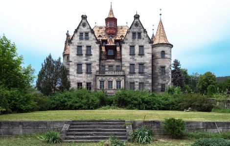 Rudolstadt, Schwarzburger Chaussee - Rudolstadt: Villa des Spielzeugfabrikanten Adolf Richter