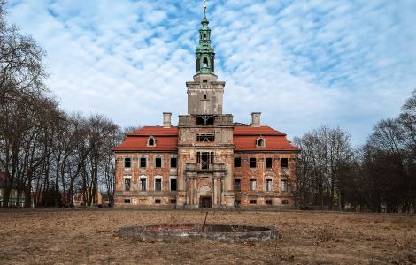 Chocianów, Parkowa - Schloss Kotzenau, Niederschlesien