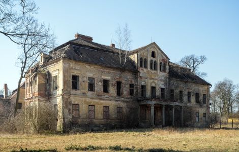 Vintířov, Zamek - Schlossruine in Vintířov (Bezirk Komotau)