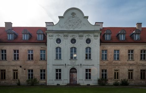 Fürstenberg/Havel, Am Schloss - Schloss Fürstenberg (Havel) - Rokokofassade