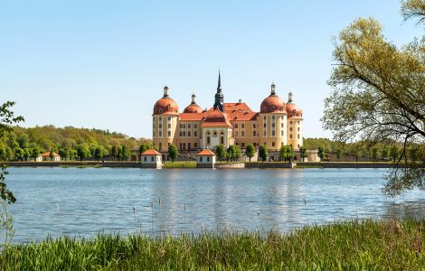 Moritzburg, Schlossallee - Schloss Moritzburg